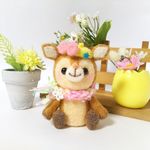 【Ｎ様オーダー品】羊毛フェルトのバンビ(小)