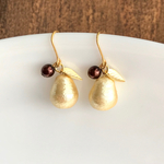 ラ・フランスと木の実 秋🍂ピアス♡イヤリング