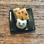 ネコ足跡焼印入り卵焼き 猫ちゃん大根おろしつき ミニチュア 1/6ミニチュア ブライス ドールハウス 