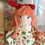 大幅値下げクリスマス柄のカントリードール