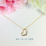 ★セール 800円➡︎650円 💖オープンハートのネックレス