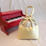 体操着袋・リバティ・クレアオード（ミモザ）・受注、オーダー可・入園入学・お受験に