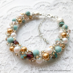 夏じゃなくてもターコイズブレスレット