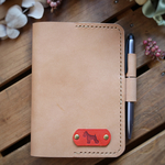 【SALE】シュナウザー♪ほぼ日手帳革カバー [文庫本サイズ]