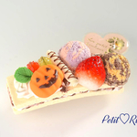 ハロウィンアイスケーキのバレッタ