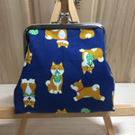 芝犬がま口大