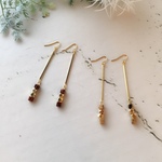 マットキューブピアス【イヤリング】