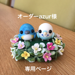 オーダーazur様専用ページ