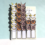 コウモリのふせん