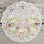 ［再販…］デコレーション素材 Flower  ピンク&パープル  
