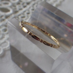 K18YG　面プチリング