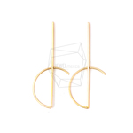 PDT-749-MG【2個入り】ハーフサークルワイヤーペンダント,Half Circle Wire Pendant