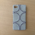 *受注製作*ミナペルホネン*タンバリン*キナリ×メッシ（滅紫）*mina perhonen*iPhoneケース*iPhoneカバー*スマホケース*スマホカバー