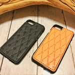 iPhone7ソフトケース サドルレザー ブラック