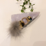 ♡再…再販！ファーの三角バレッタ♡