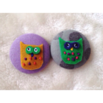 フクロウ Button ＊04