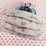 キッズ用プリーツマスク   ②ベビーユニコーン柄ピンク