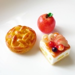 林檎ケーキのマグネット