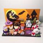 「ユ様リクエスト作品」ちりめん細工置物「魔法のハロウィン」 