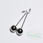 silver ball ピアス