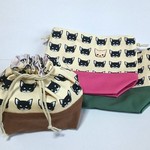 オリジナルチワワ柄お弁当巾着