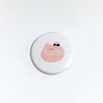 缶バッチ＊ピンクのくまちゃん