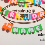 tetsuinuさま専用☆フェルト汽車のお名前ガーランド(バースデーガーランドなし)