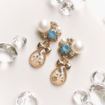 ♡スノードーム ビジュー ピアス♡