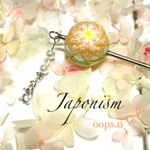 Japonism.89 簪 大和撫子の月光手毬と月の兎のゆれる簪かんざし 浴衣 着物 正月 成人式 袴 卒業式 はかま
