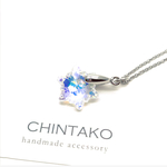 スワロフスキー＊雪の結晶 ネックレス