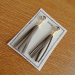 スワロフスキー×タッセルピアス