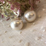 ビッグパールピアス♡29mm