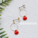 mini petal hoops