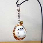 ★張り子キーホルダー★ハリネズミ