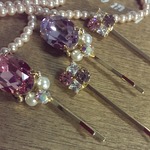 ビジューヘアピン✧*。2本セット