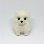 ちびころ お座りポメラニアンちゃん 羊毛フェルト