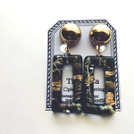 hanakaoru square  gold イヤリング
