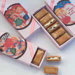 ミニチュア  レトロガール&ボーイ箱入り  レーズンサンド