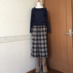 ふわふわ起毛生地 ワイドパンツ