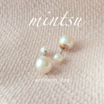 【送料無料】リバーシブルパール♡パール♡ピアス