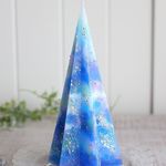 クリスマスツリーキャンドル　（ブルースノー）