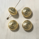 GOLD DISC SHAPE BEADS PARTS