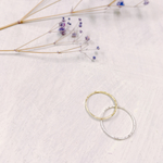 silver / brass リングセット