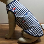 大型犬用服ヨット柄