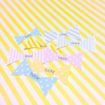 【LUCKY☆HAPPY】ribbon sticker○*