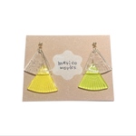 葉のピアス／イヤリング