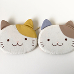 【はるみん様ご注文品】ふんわり☆ねこさん　ミニポーチ♪　パン屋のみけさん