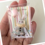 Rainbow Drop◆ミニチュアテディベア◆4.5cmの風船うさぎさん