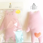 かまれる気満々の「エミー」new!　やさしいもも色※受注生産※
