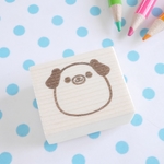 【文字入れ、名入れ可】まんまるワンコはんこ（年賀状・お年玉袋に！）
